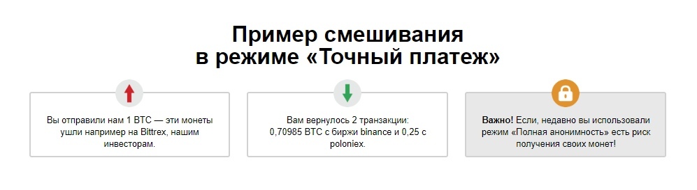 биткоин миксер mixer.money шаг 4