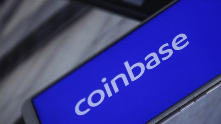 Биржа Coinbase. Логотип.