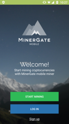 MinerGate Mobile Miner. Приложение для майнинга криптовалют.