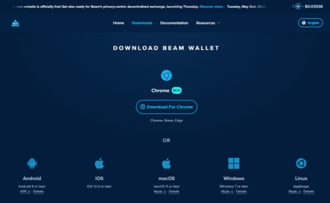 Кошелек Beam. Обзор от биткоин миксер mixer.money