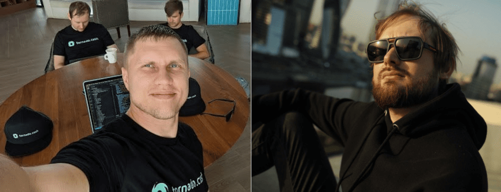 Основатели Tornado Cash Р.Шторм и Р.Семёнов