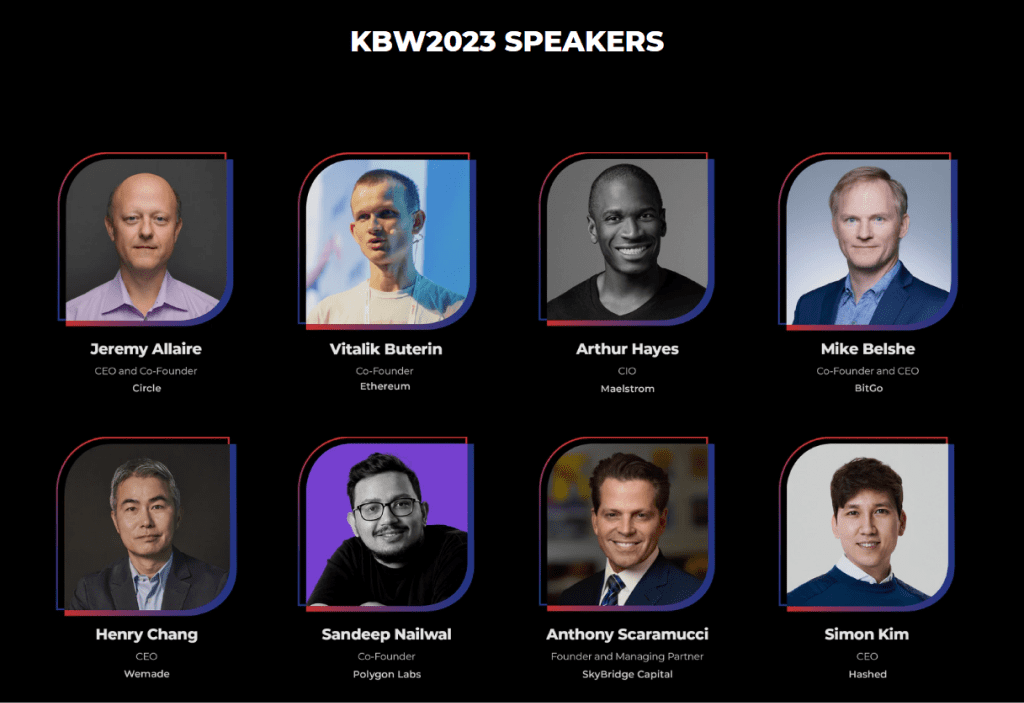 Криптовалюта в Азии – спикеры Korea Blockchain Week Impact 2023