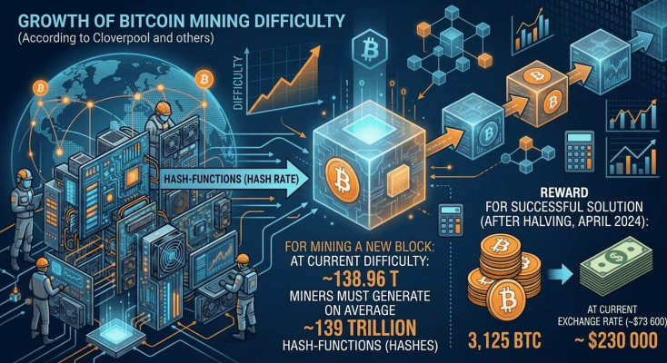 Bitcoin mining difficulty. A review by a Bitcoin mixer: mixer.money