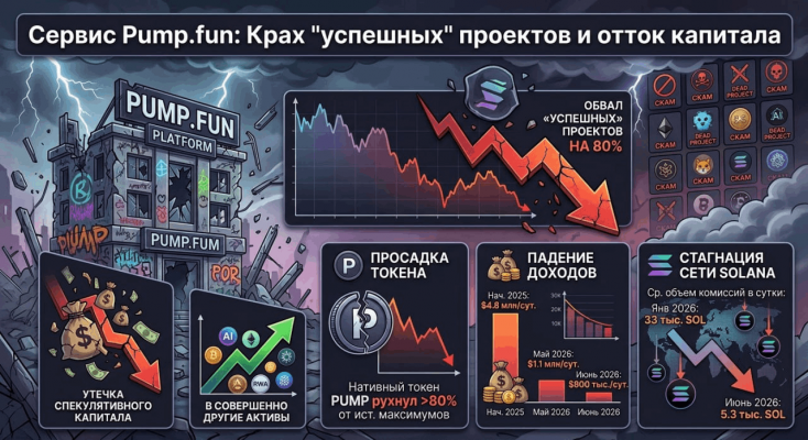 Сервис Pump.fun рухнул. Обзор биткоин миксер mixer.money