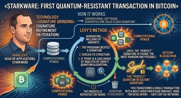 First-ever quantum-resistant transaction. A review by a Bitcoin mixer: mixer.money