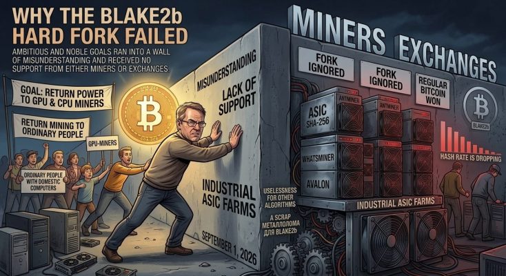 BLAKE2b hard fork. A review by a Bitcoin mixer: mixer.money