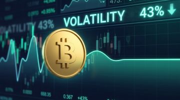 Волатильность биткоина упала до 43%